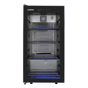 SnoMaster - 86L Under-Counter Beverage Cooler - Black