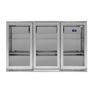 SnoMaster - 300L Under-Counter Beverage Cooler - Stainless Steel with Matching Interior