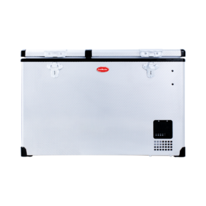 SnoMaster - 66L Dual Compartment Mobile Fridge & Freezer AC/DC - Stainless Steel