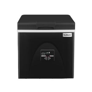 SnoMaster - 20Kg/24Hr Counter-Top Bullet Type Ice-Maker - Stainless Steel - Black