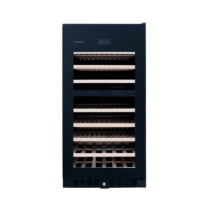SnoMaster - 78 Bottle Pro Series Dual Zone Wine Cooler - Black